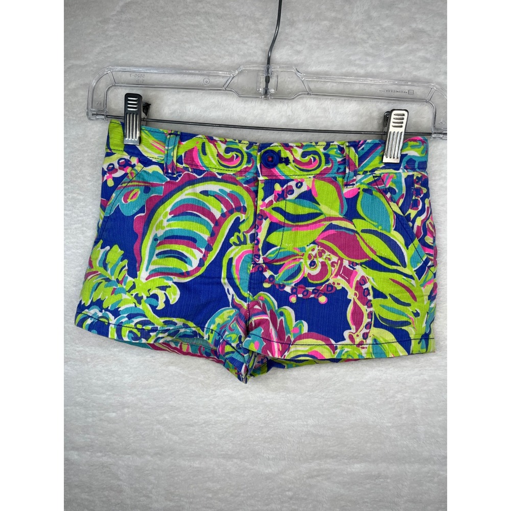 Lilly Pulitzer Girls Colorful Print Shorts Size 8